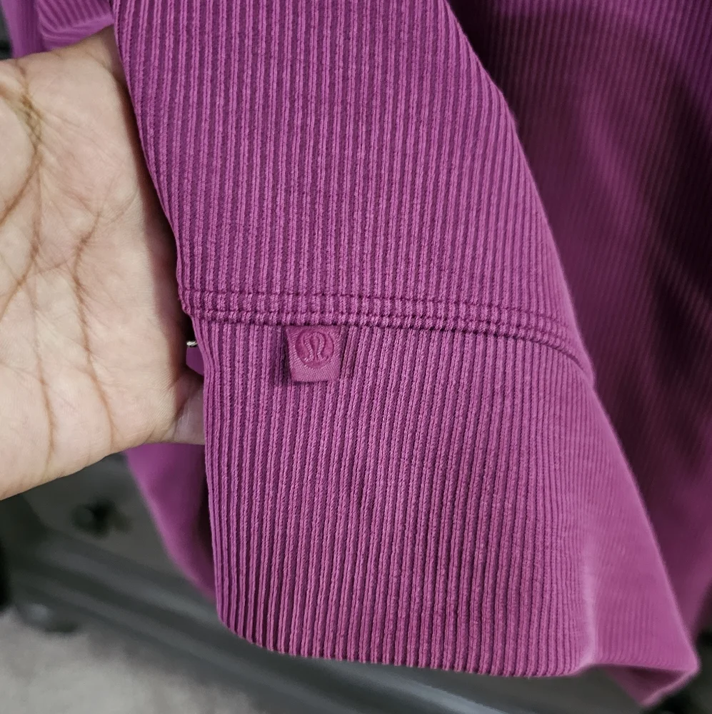 Lululemon Softstreme Ribbed Crop Crew - Picture 5 of 9